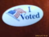 11-7-2006: I voted. Did you?