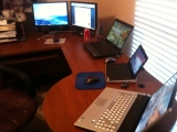 1-1-2011: Puter desk is all clean!